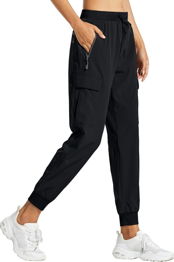 Libin Womens Cargo Joggers Lightweight Quick Dry Hiking Pants Athletic Workout Lounge Casual Outdoor